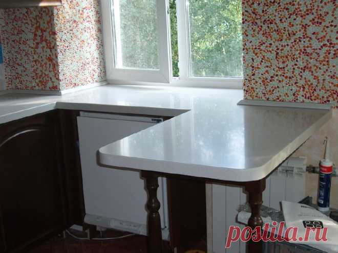 Кухонный стол у окна — Интерьер и Декор
