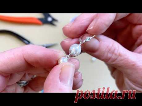 How to Make a Decorative Wire Swirl on a Bead