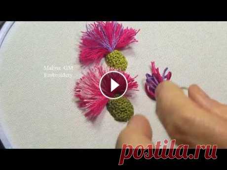 Hand Embroidery| Pom Pom Flowers | Цветочная Вышивка FACEBOOK - Hand Embroidery| Pom Pom Flowers | Цветочная Вышивка Hi! The most beautiful and simple embroidery on my channel! SUBSCRIBE! Привет! Самая к...