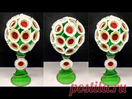 Ide Kreatif - Bunga dari botol sprite bekas || Plastic bottle craft ideas handmade Flower