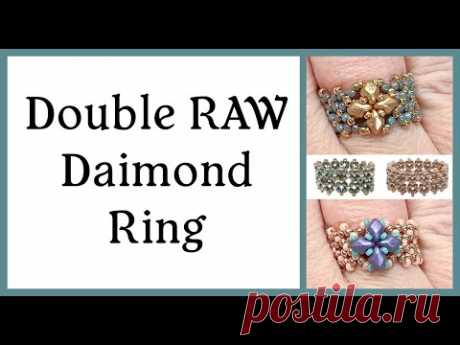 Double RAW Diamond Ring - Jewelry Making Tutorial