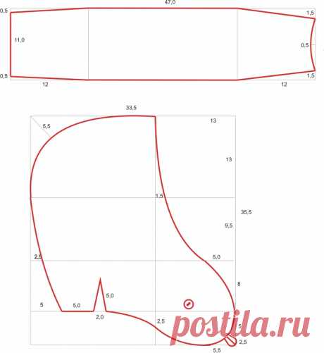 Готовая выкройка шапки Wolka для скачивания / Простые выкройки / ВТОРАЯ УЛИЦА - Выкройки, мода и современное рукоделие и DIY