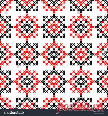 Seamless Texture Red Black Abstract Patterns Vectores En Stock 423316999 - Shutterstock