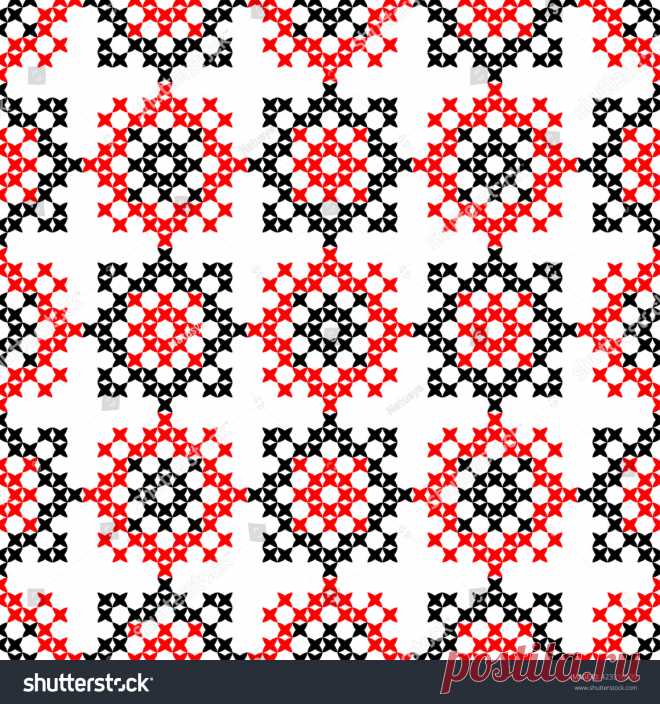 Seamless Texture Red Black Abstract Patterns Vectores En Stock 423316999 - Shutterstock
