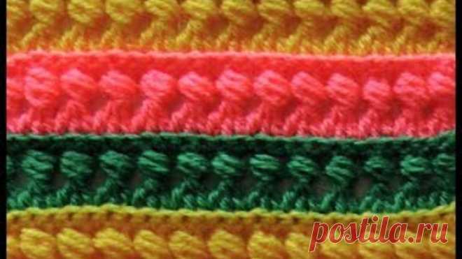 Узор для пледа крючком (pattern for plaid crochet)