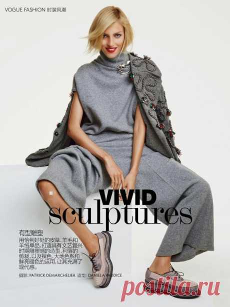 Anja Rubik for VOGUE China by Patrick Demarchelier — Модно / Nemodno