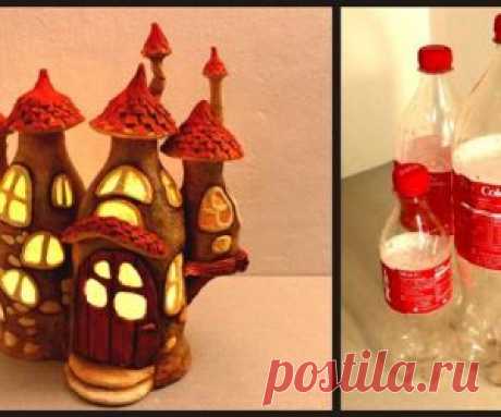 Creative Ideas - DIY Stunning Chandelier from Coca-Cola Glass Bottles - iCreativeIdeas.com