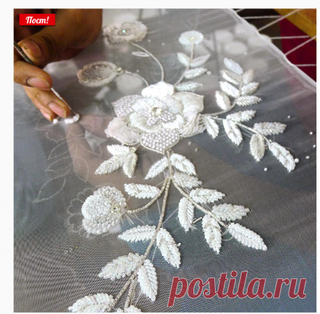 Studio Non Sequitur в Instagram: «Bridal #beading... White #floral #handembroidery #design #weddingdress #bridalcouture #custommade #style #fashion #bridalfashion #bridal #ethicallymade #gown #wedding #dress #heirloom #luxury #flower #bridetobe #bride #sayyes #ido #love #summerwedding2016»