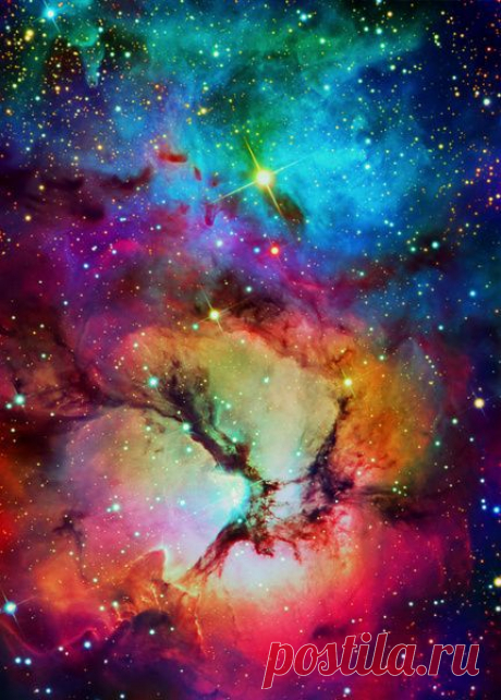 Floral Nebula Art Print by Starstuff