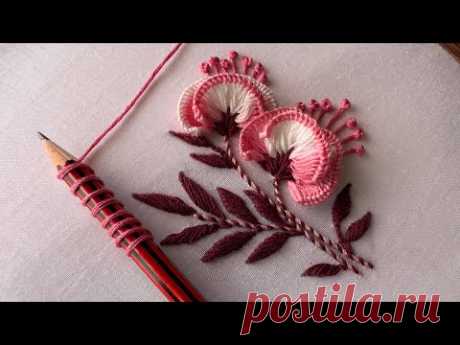 Splendid flower design|hand embroidery|embroidery designs|embroidery video