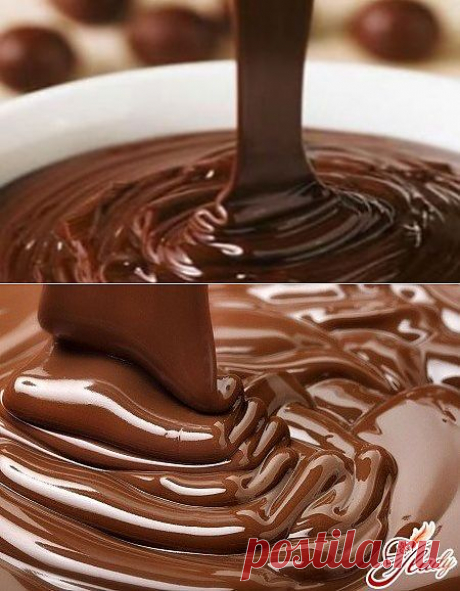 Рецепты шоколадной глазури для тортов и кексов.