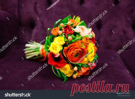 Colorful Bridal Bouquet Flowers Foto de stock (editar ahora)561480802; Shutterstock