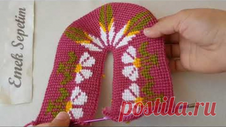 TUNUS İŞİ PATİK YAPILIŞI / TUNUS İŞİ PATİK MODELLERİ / #tunusişipatik #easyknitting #crochet