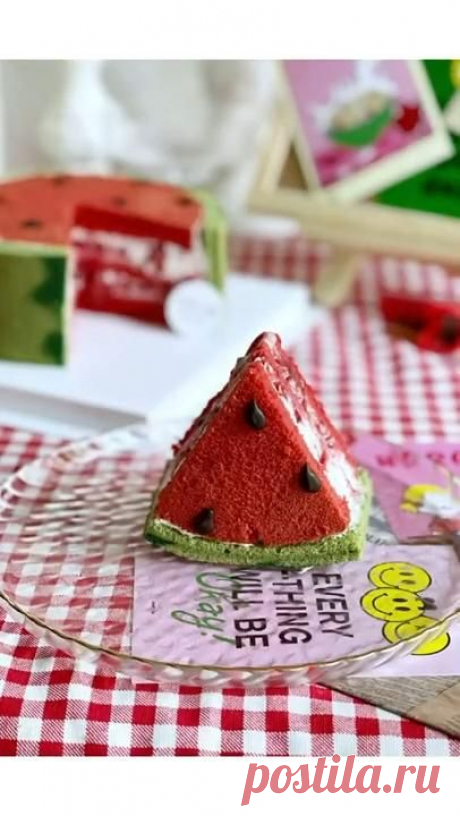 Watermelon cake design