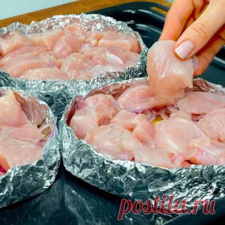 Никакой грязной посуды! акое блюдо из курицы можно приготовить на обед или ужин.