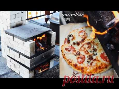 (SUB)🔥#4.흰색벽돌스토브오븐2in1｜전원생활｜벽돌오븐으로 피자굽고 스토브로 파스타만들어 먹었어요!! Brick stove & Brick Oven
