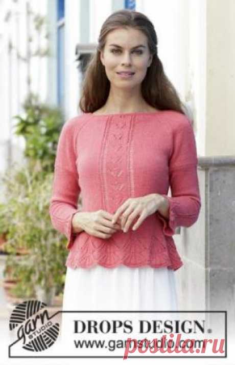 Пуловер Мисс Флора Очаровательная модель женского пуловера, связанного на спицах 3 мм из тонкой шерстяной пряжи. Вязание модели начинается от нижнего края основной...