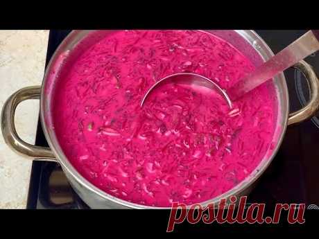 (372) Я могу есть этот суп все лето! Он настолько вкусный, что вы будете готовить его хоть раз в неделю - YouTube