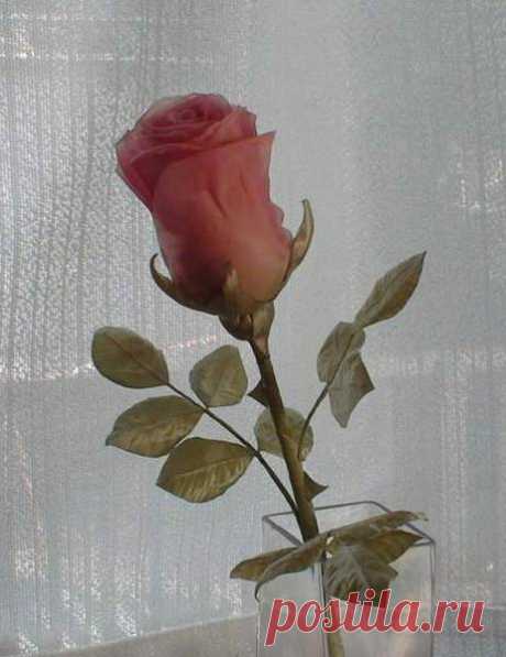 МК по "бутонной розе" – шелковые цветы школа Tanjobana, пользователь юлия федотова | Группы Мой Мир