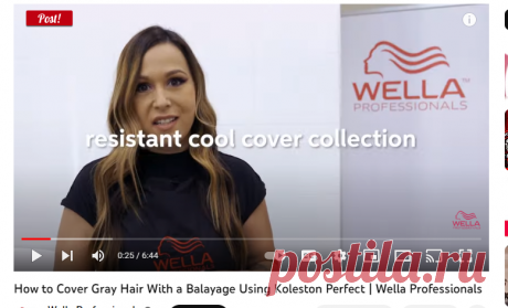 (45) How to Cover Gray Hair With a Balayage Using Koleston Perfect | Wella Professionals - YouTube