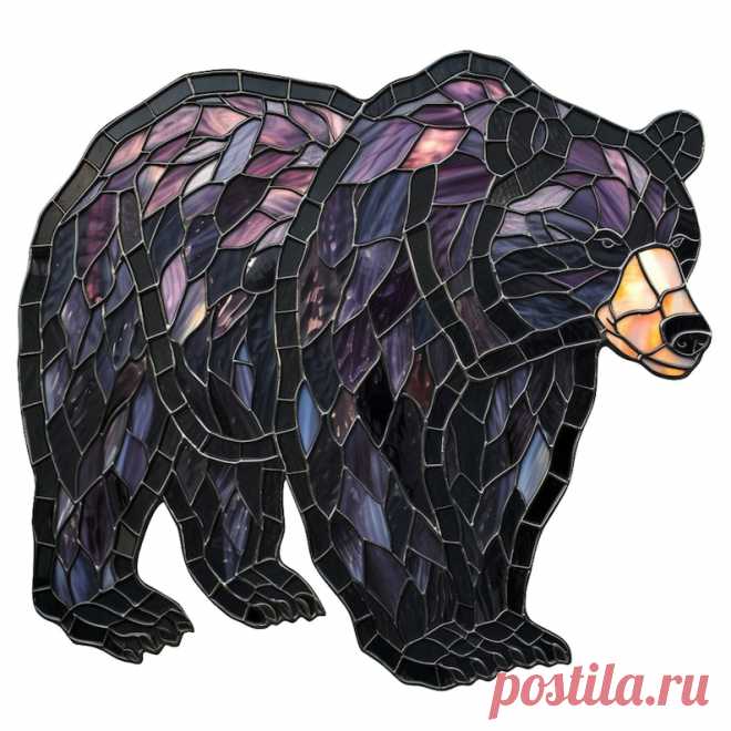 Black Bear Stained Glass Window Cling Window Sticker Calcomanía Película con colores vibrantes Regalo único para él Amante al aire libre - Etsy Chile