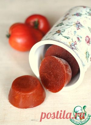Быстрое томатное пюре, заморозка - кулинарный рецепт