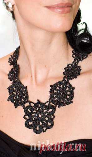 Ожерелье » Ниткой - вязаные вещи для вашего дома, вязание крючком, вязание спицами, схемы вязания