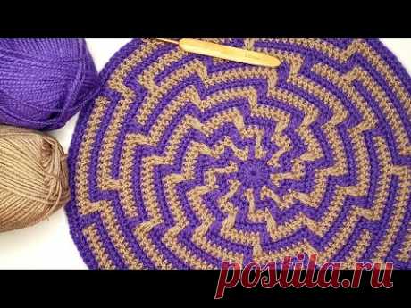 Мозаичный узор для круглой сумки, ковра, декоративной подушки