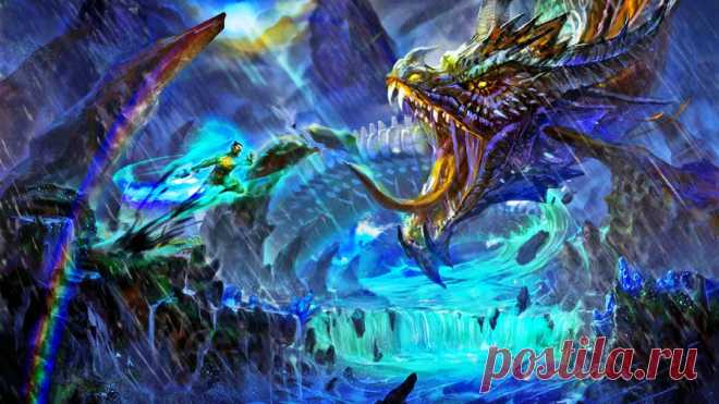 Download Dragon Rain Fight Fantasy Wallpaper | Wallpapers.com Download Dragon Rain Fight Fantasy wallpaper for your desktop, mobile phone and table. Multiple sizes available for all screen sizes. 100% Free and No Sign-Up Required.