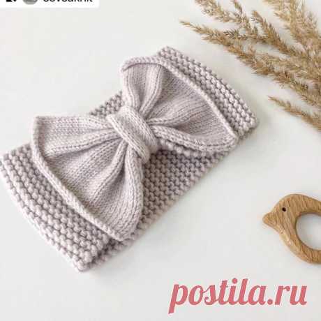 Бесплатное описание красивой повязочки.
