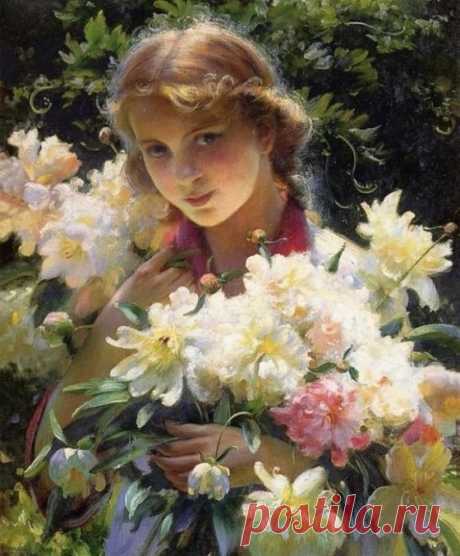 Художник Чарльз Кортни Каран (Charles Courtney Curran) Картины