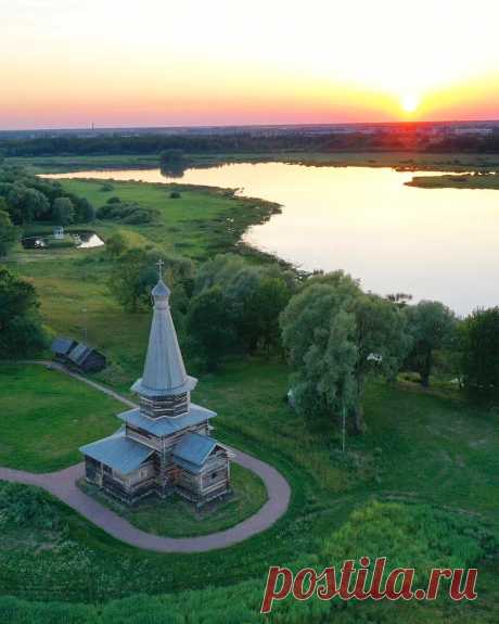 Новгородские пейзажи с высоты | Петр Косых | Дзен