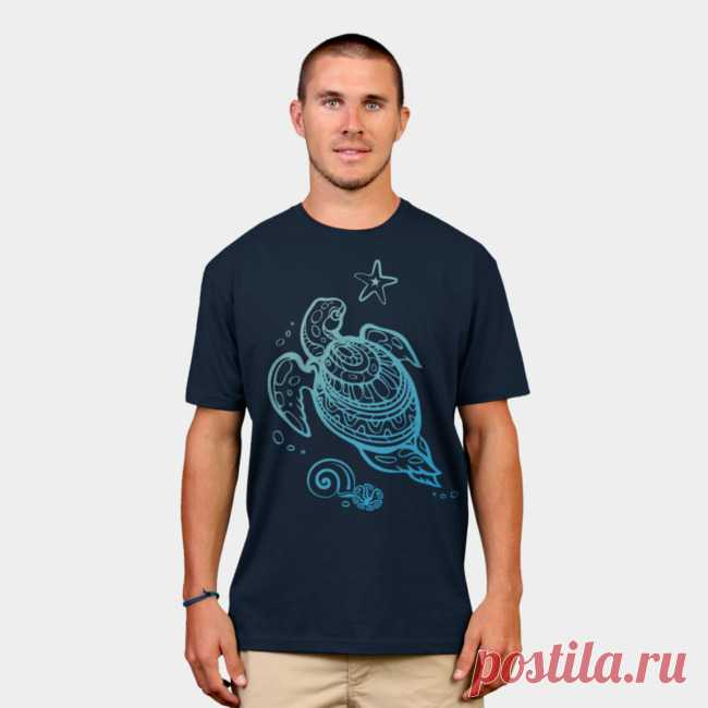 Sea Turtle, Zentangle Animal T Shirt By Yulla Design By Humans