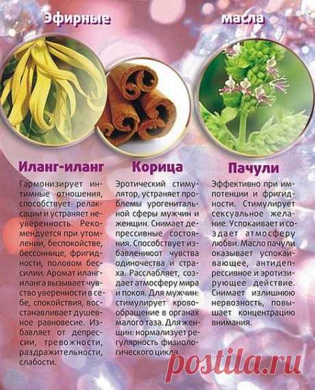 АРОМАТЕРАПИЯ ДЛЯ ВАШЕЙ ЧУВСТВЕННОСТИ