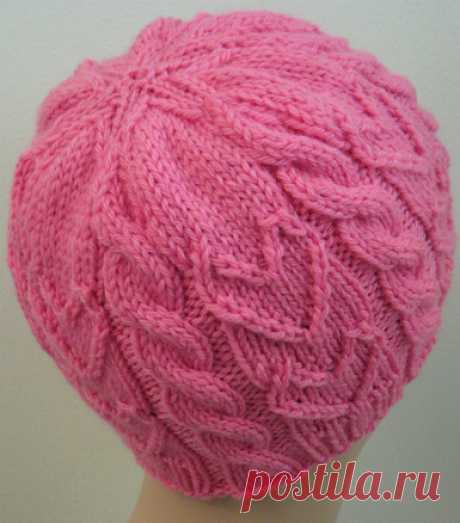 Шапочка женская - Sweetheart Beanie by Gretchen Tracy.