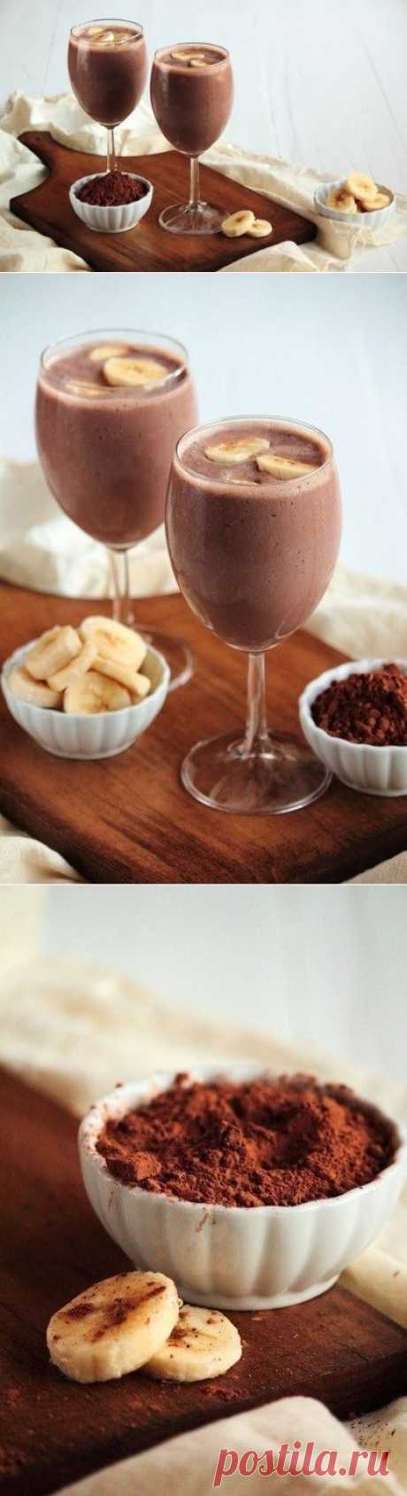 Как приготовить бананово-шоколадный коктейль - рецепт, ингридиенты и фотографии