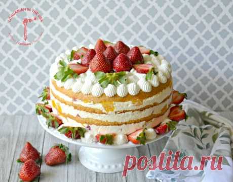 Gaivus jogurtinis tortas su konservuotais persikais - receptas | La Maistas