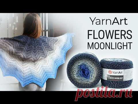 Обзор пряжи Фловерс Мунлайт Ярнарт / Flowers Moonlight Yarnart