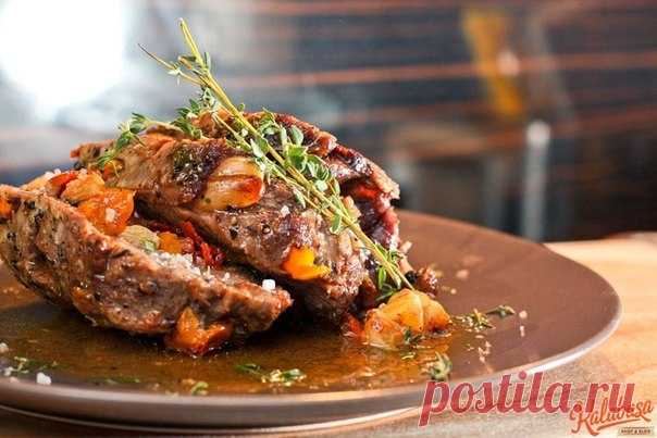 Язык, запеченный в фольге с овощами. Уверена, такой вкуснятины Вы еще не пробовали!