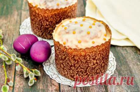 Классический кулич пасхальный с изюмом как у бабушки рецепт фото пошагово и видео - 1000.menu