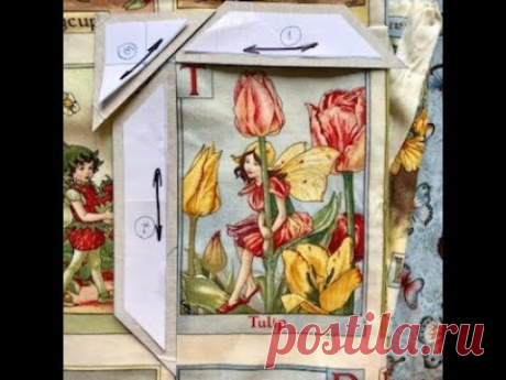 Лоскутный эфир 73. Как сшить Лоскутное одеяло с феечками? Часть 3. Секреты точного шаблона - YouTube