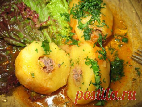 Фаршированный картофель | Кухарим
