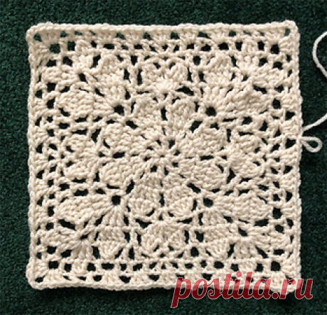 CindyKnight000's Daisy Square One 
04-16-2018

STITCHES YO - yarn over CH - chain SS - slip stitch SC - single crochet DC - double crochet HTC (half treble crochet); YO 2x, insert hook into next stitch; YO and draw up a loop (5 loo...