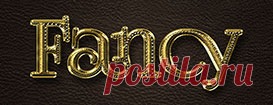 Изящный золотой текст в Adobe Photoshop