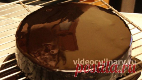 Зеркальная шоколадная глазурь - Видеокулинария.рф - видео-рецепты Бабушки Эммы