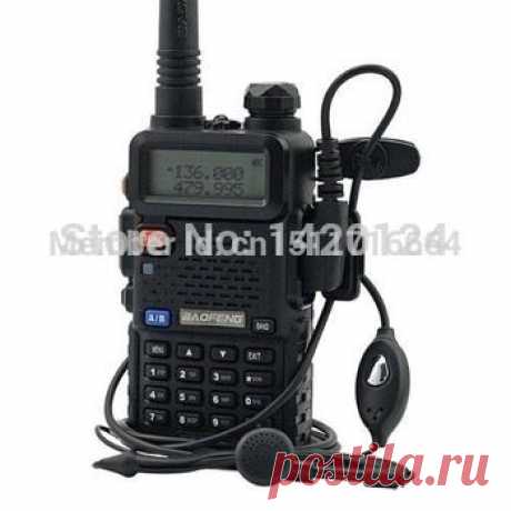 Новый черный портативных радиостанций Baofeng уф 5r двухстороннее радио укв 136 174 мГц и 400 520 мГц любитель портативной рации бесплатная доставка купить на AliExpress