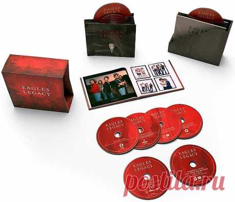 Eagles - Legacy (12CD) FLAC "Legacy" - лимитированный бокс-сет и наследие американской рок-группы Eagles в подарочном издании на CD, DVD и Blu-ray диске. Данное издание охватывает всю карьеру легендарной группы и включает в себя семь студийных альбомов, три концертные записи, синглы, би-сайды и два концертных видео.