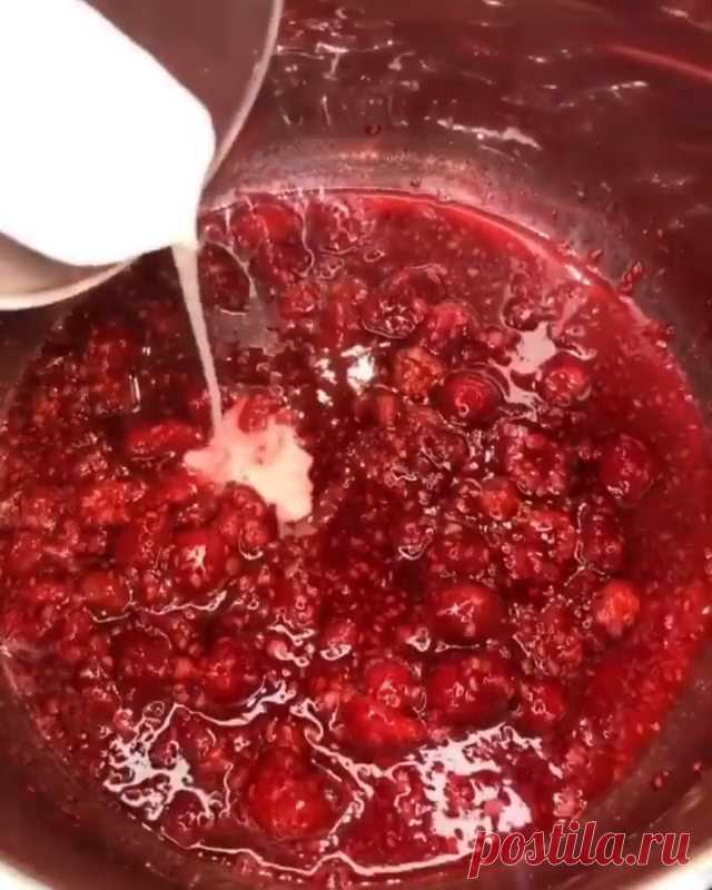 Конфитюр из малины с крахмалом