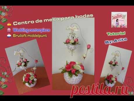 Centro de mesa para bodas/wedding centerpiece/Bruiloft middelpunt