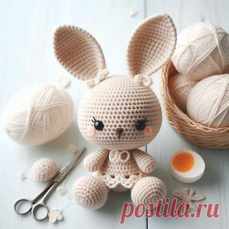Crochet Rabbit Baby Amigurumi idea - The Amigurumi